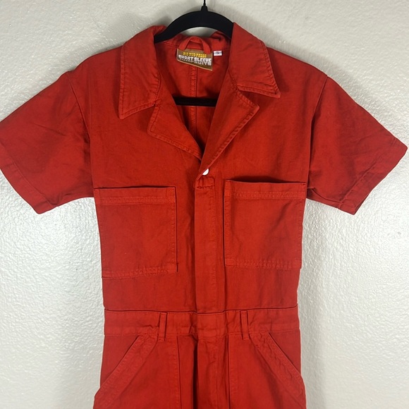 Big Bud Press Short Sleeve Jumpsuit in Paprika - Picture 2 of 8
